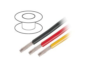 3050 GR005 Przewód na rolce o długości 30,5m linka Cu, 300V PVC zielony 24 AWG