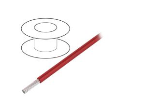 3250 RD001 Przewód na rolce o długości 305m linka Cu, 300V PVC czerony 24 AWG