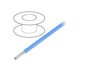 3055 BL005 Przewód na rolce o długości 30,5m linka Cu, 300V PVC niebieski 18 AWG