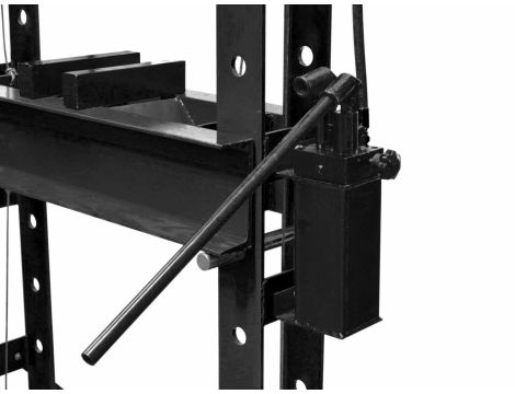 AWTOOLS PRASA HYDRAULICZNA Z MANOMOMETREM 50T / PODWÓJNY TŁOK - 4