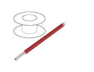 3057 RD001 Przewód na rolce o długości 305m linka Cu, 300V PVC czerwony 16 AWG