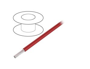 3055 RD001 Przewód na rolce o długości 305m linka Cu, 300V PVC czerwony 18 AWG
