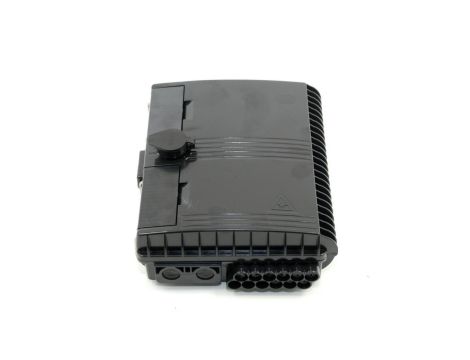 Mufa światłowodowa TELCOLINE 8F, 2 wejścia, 12 wyjść, czarna