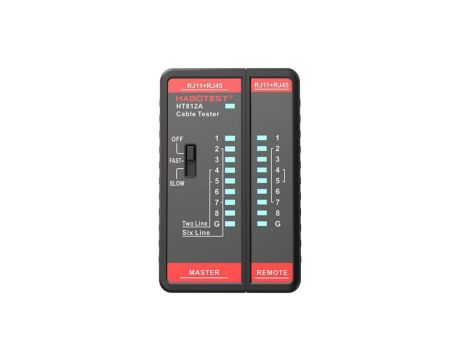 Tester przewodów sieciowych RJ11 / RJ45 Habotest HT812A