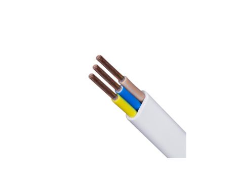 Przewód prądowy BiTinstal H(p) HDHp 450/750V bezhalogenowy 3x2,5 płaski drut Bitner /100m/