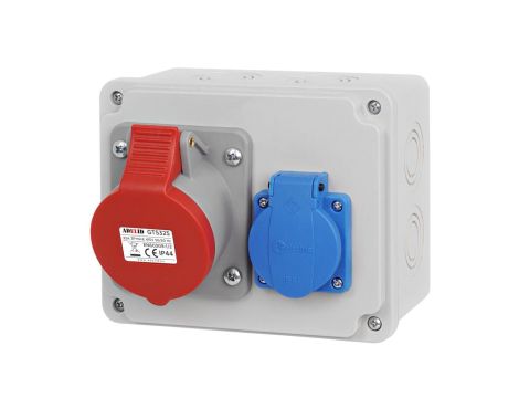 Rozdzielnica budowlana 32A/4P 1x230V RSBO.101/4