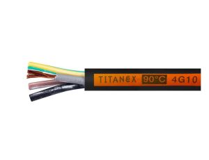 Przewód w gumie H07RN-F/ OnPd 4x10mm2 450/750V Helukabel Nexans TITANEX /100m/