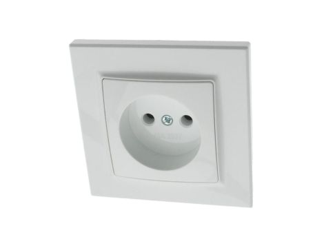 Gniazdo pt podtynkowe pojedyncze bez uziemienia bu Argo