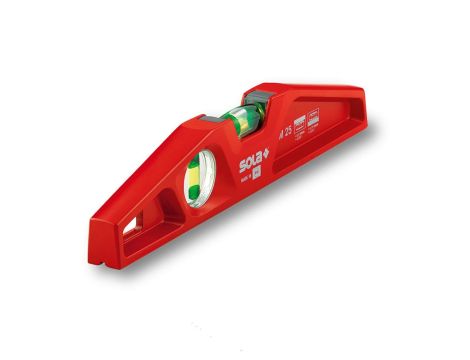 SOLA POZIOMNICA ALUMINIOWA M25 TRAPEZOWA 25cm