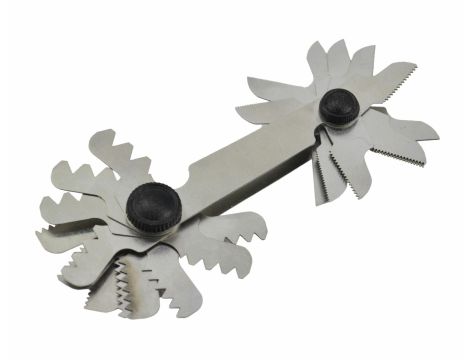 AWTOOLS SPRAWDZIAN GRZEBIENIOWY DO GWINTÓW METRYCZNYCH 60° 24 SZABLONY 0,25 - 6,0mm