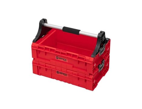 Skrzynka narzędziowa modułowa otwarta podwójna z uchwytem, pojemnośc 18L 465x310x367 QBRICK SYSTEM PRO Modular Tray RED
