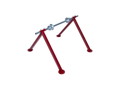 Rozwijak bębnowy do kabli, rur, peszli, węży Stojak na bęben fi: 100cm 350kg