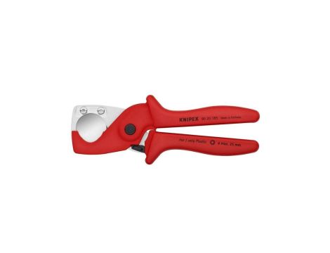 Obcinak do rur i węży ochronnych do 25mm PlastiCut KNIPEX 90 20 185