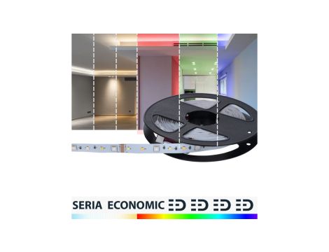 Taśma 12V 5m 300 led 72W RGB+CCT smd5050 12mm Tunable White