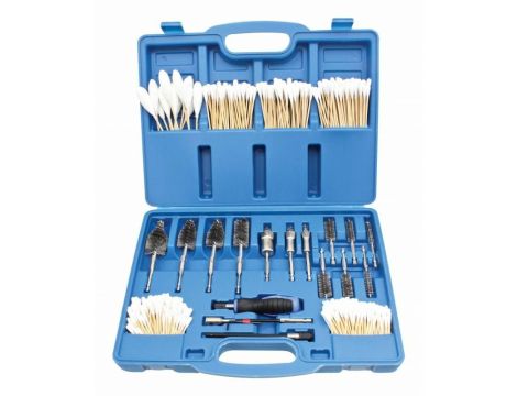 SATRA ZESTAW DO CZYSZCZENIA GNIAZD WTRYSKIWACZY 429el.