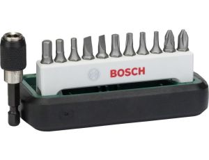 12-CZĘŚCIOWY ZESTAW KOŃCÓWEKS, PH, PZ, HEX, T