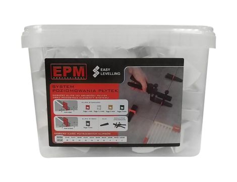 SYSTEM UKŁADANIA PŁYTEK EASY LEVELING 200 KLIPSÓW 1,5MM