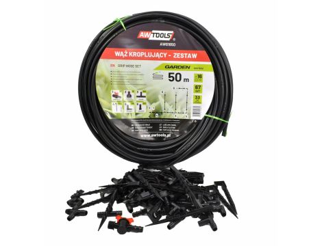 AW WĄŻ KROPLUJĄCY ZESTAW 50m - 3