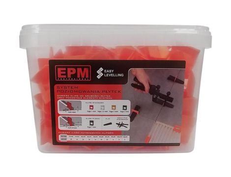 SYSTEM UKŁADANIA PŁYTEK EASY LEVELING 200 KLIPSÓW 1MM
