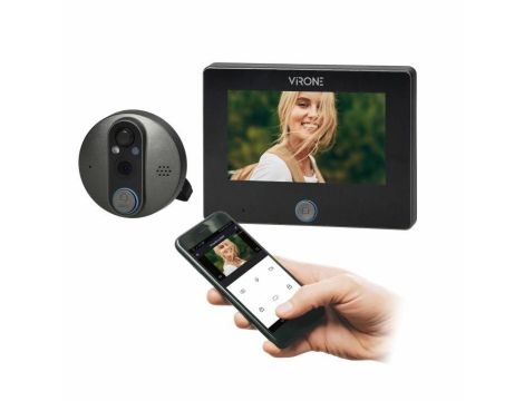 ORNO ELEKTRONICZNY WIZJER DO DRZWI 4,3" TUYA SMART