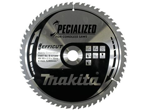 MAKITA PIŁA TARCZOWA DO DREWNA  305x30x60z EFFICUT