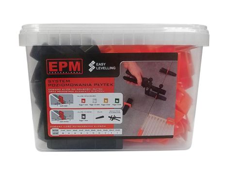SYSTEM UKŁADANIA PŁYTEK EASY LEVELING 50 KLIN+ 100 KLIPS 1MM
