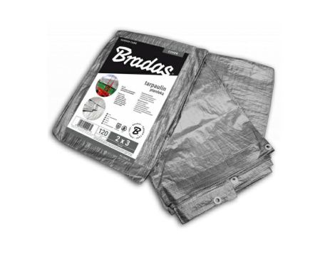 PLANDEKA  SREBRNA 120g  15 x 20m BRADAS