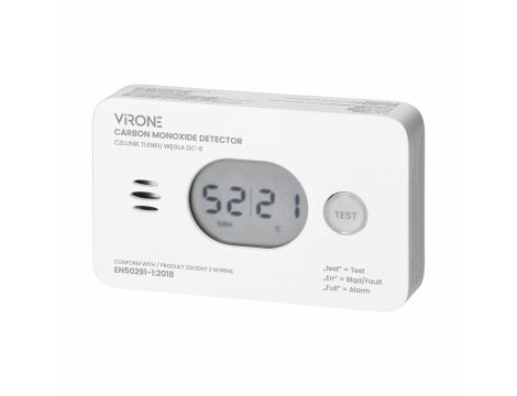 ORNO CZUJNIK TLENKU WĘGLA 2xAA