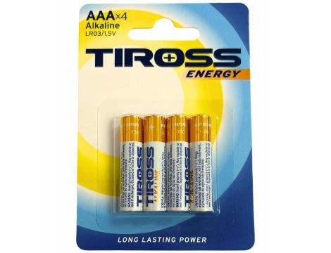 TIROSS BATERIA ALKAICZNE LR03 4szt.