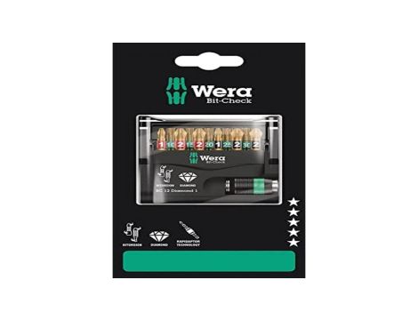 ZESTAW BITÓW BIT-CHECK 12 DIAMOND 1 SB, 12 CZ.