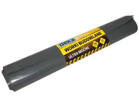 Worki budowlane ultra mocne 240l a10 czarne