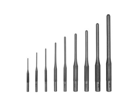 ZESTAW WYBIJAKÓW RÓWNOLEGŁYCH, KULISTYCH 9SZT.