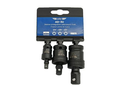 ADLER ZESTAW PRZEGUBÓW UDAROWYCH 3szt AD-3U