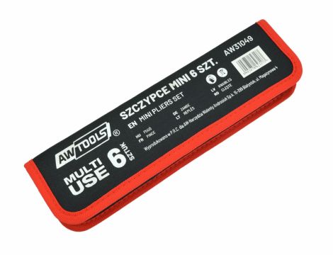 AWTOOLS SZCZYPCE MINI 125mm kpl. 6szt. - 3