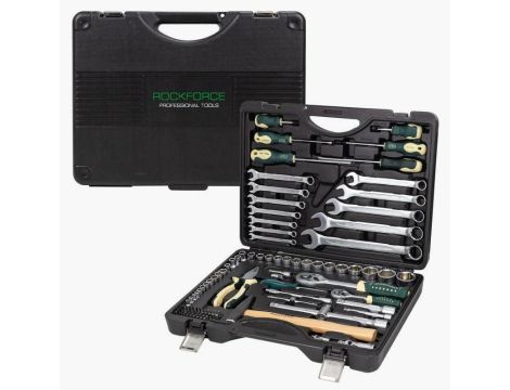 ROCKFORCE ZESTAW KLUCZY 110el. 1/2"  1/4"  RF-41101-5