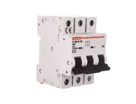 Ogranicznik mocy 3P 20A 10kA P1MB3PT20