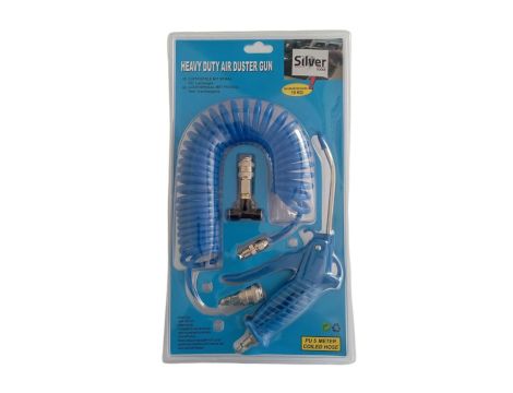 PISTOLET DO PRZEDMUCH.Z WĘŻEM 5m+TRÓJNIK SILVER