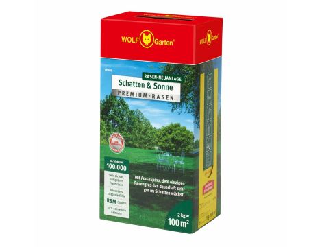 WOLF GARTEN TRAWA PREMIUM CIEŃ I SŁOŃCE SP 100m2 OZN. PARTII DE073-343240M