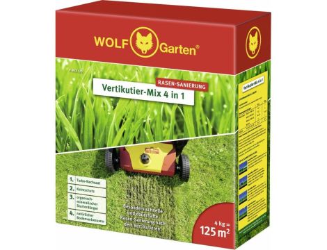 WOLF GARTEN ZESTAW DO REGENERACJI TRAWNIKA 125 M2 4W1 V-MIX 125 - 2