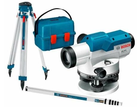 BOSCH NIWELATOR GOL 20 D +STATYW BT 160 +ŁATA GR 500 0601068402