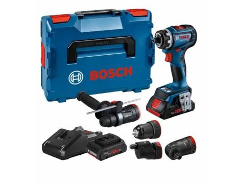 BOSCH WKRĘTARKA GSR 18V-90 FC 2xPC4,0Ah 64/36Nm WYMINNE GŁOWICE +2x GFA LB 06019K6205