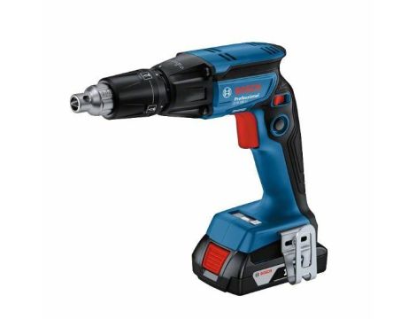 BOSCH WKRĘTARKA DO PŁYT G-K GTB 185-LI 2x2,0Ah +PRZYSTAWKA MA55 LB 06019K7022