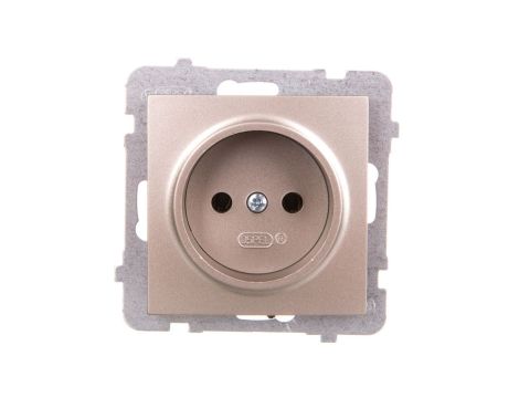 AS Gniazdo pojedyncze b/u satyna light GP-1G/m/45