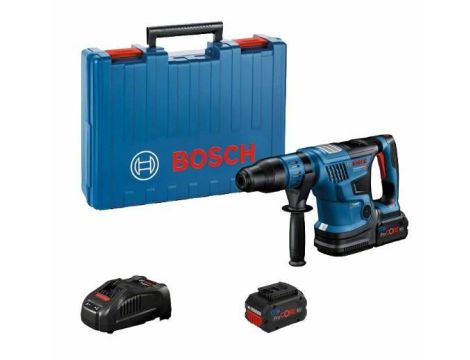 BOSCH MŁOT MAX GBH 18V-36 C 2xPC8,0Ah 7J +MODUŁ BT GCY 42 WALIZKA 0611915002