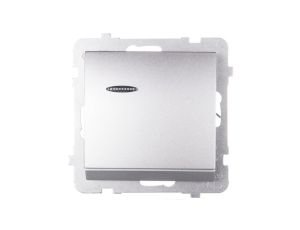 AS Łącznik hotelowy z podświetleniem srebro ŁP-15GS/m/18