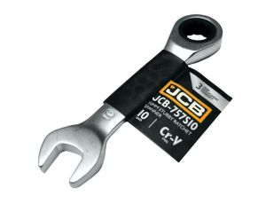 JCB KLUCZ OCZKOWY Z GRZECHOTKĄ  KRÓTKI 10mm