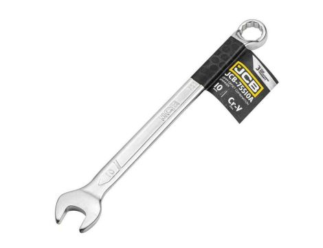JCB KLUCZ PŁASKO-OCZKOWY ODGIĘTY O 75 STOPNI 10mm