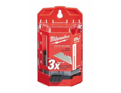 MILWAUKEE OSTRZA WYMIENNE TRAPEZOWE /50szt