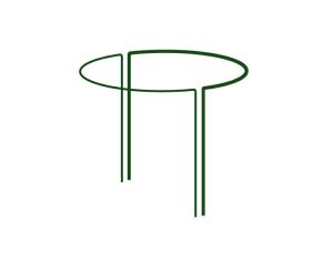 PODPORA PIERŚCIENIOWA DO ROŚLIN  1/2 KOŁA ŚREDNICA 40cm / wys. 35cm