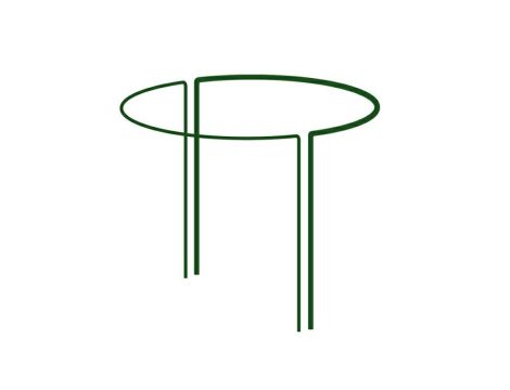 PODPORA PIERŚCIENIOWA DO ROŚLIN  1/2 KOŁA ŚREDNICA 40cm / wys. 70cm